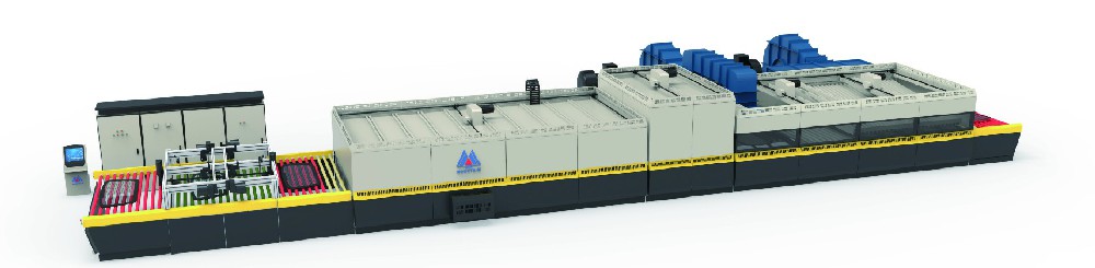 MT-GSW系列双曲面钢化机组